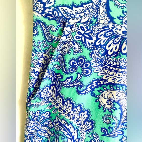 Cynthia Rowley sleeveless dress, blue/paisley, size medium - Picture 2 of 7